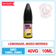 Riot Bar EDTN - Nic Salt - Pink Lemonade | Smokey Joes Vapes Co.