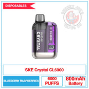 SKE Crystal 6000 - Disposable Kit - Blueberry Raspberries