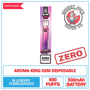 Aroma King - Gem 600 - Blueberry Pomegranate | Smokey Joes Vapes Co