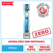 Aroma King - Gem 600 - Mr Blue | Smokey Joes Vapes Co