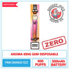 Aroma King - Gem 600 - Pink Orange Fizz | smokey Joes Vapes Co