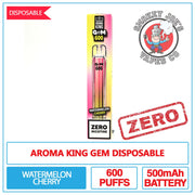 Aroma King - Gem 600 - Watermelon Cherry | Smokey Joes Vapes Co