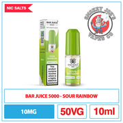 Bar Juice 5000 - Nic Salt - Sour Rainbow | Smokey Joes Vapes Co