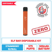 Elf Bar - Strawberry Elfbull - 0mg.