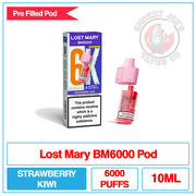 Lost Mary - BM6000 - Strawberry Kiwi - Pre Filled Pod