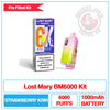 Lost Mary - BM6000 - Strawberry Kiwi - Pre Filled Vape Kit