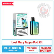 Lost Mary - Tappo - Pod Kit - Blue Green | Smokey Joes Vapes Co