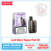 Lost Mary - Tappo - Pod Kit - Dark Bronze | Smokey Joes Vapes Co