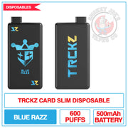 TRCKZ Card - Slim Disposable Vape - Blue Razz | Smokey Joes Vapes Co