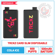 TRCKZ Card - Slim Disposable Vape - Cola Ice | Smokey Joes Vapes Co
