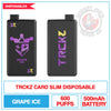 TRCKZ Card - Slim Disposable Vape - Grape Ice | Smokey Joes Vapes Co