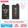 TRCKZ Card - Slim Disposable Vape - Vanilla Custard Tobacco | Smokey Joes Vapes Co