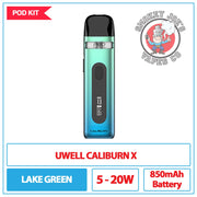 Uwell - Caliburn X - Pod Kit - Lake Green | Smokey Joes Vapes Co