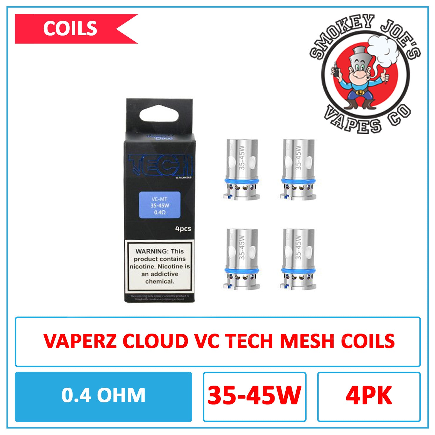 Buy Vape Coils Vaperz Cloud - VC Tech Mesh - Replacement Coils - 4 Pack Smok Vape Pen V2 Buy Vape Coils Vaperz Cloud - VC Tech Mesh - Replacement Coils - 4 Pack Smok Vape Pen V2