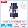 Vaperz Cloud - Shift - Sub Tank | Smokey Joes Vapes Co