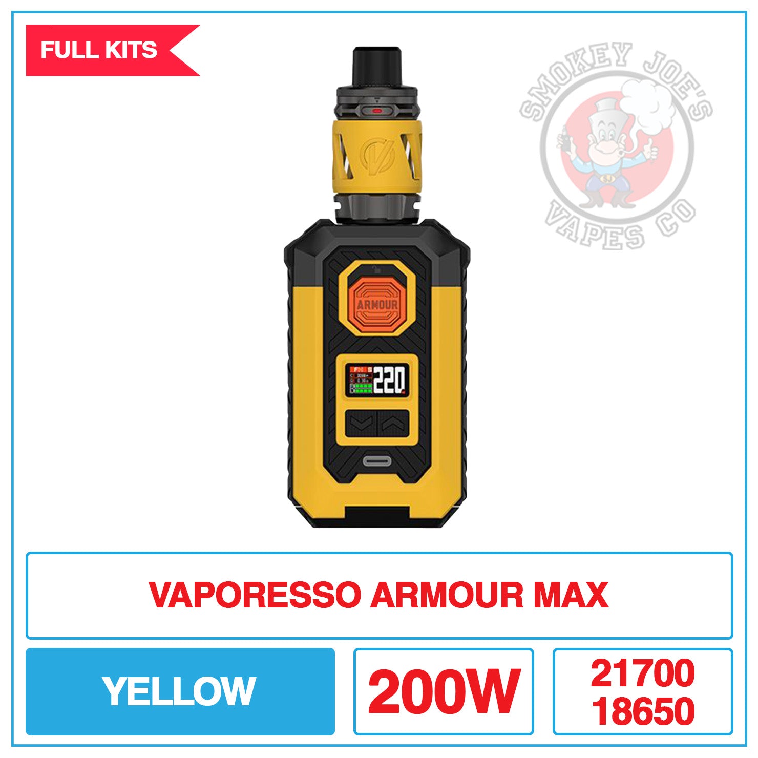 Vaporesso - Armour Max - Full Kit | Smokey Joes Vapes Co Vaporesso - Armour Max - Full Kit | Smokey Joes Vapes Co