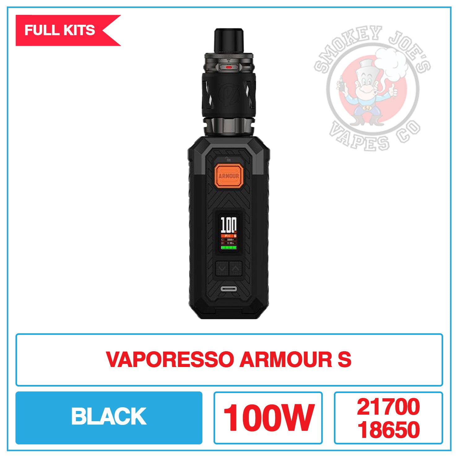 Vaporesso - Armour S - Vape Kit | Smokey Joes Vapes Co Vaporesso - Armour S - Vape Kit | Smokey Joes Vapes Co