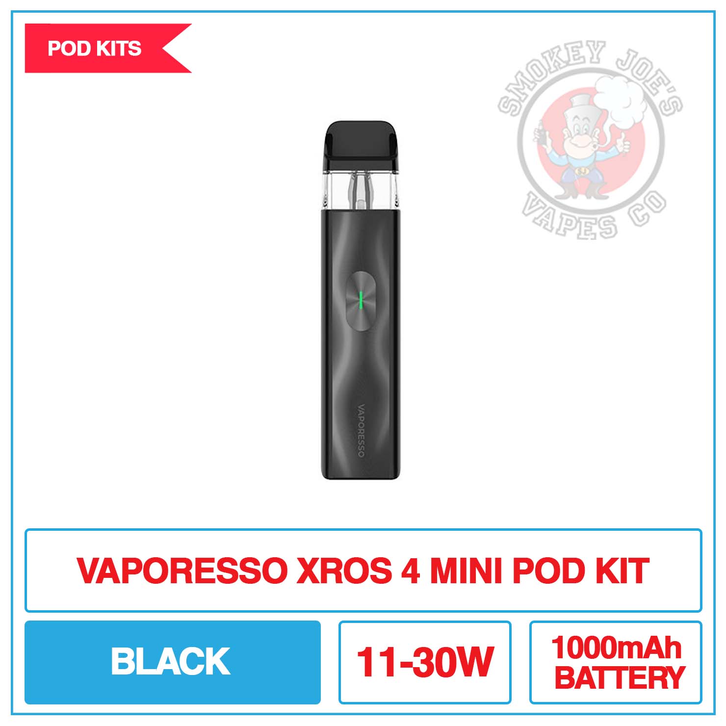Vaporesso - Xros 4 Mini - Pod Kit | Smokey Joes Vapes Co Vaporesso - Xros 4 Mini - Pod Kit | Smokey Joes Vapes Co