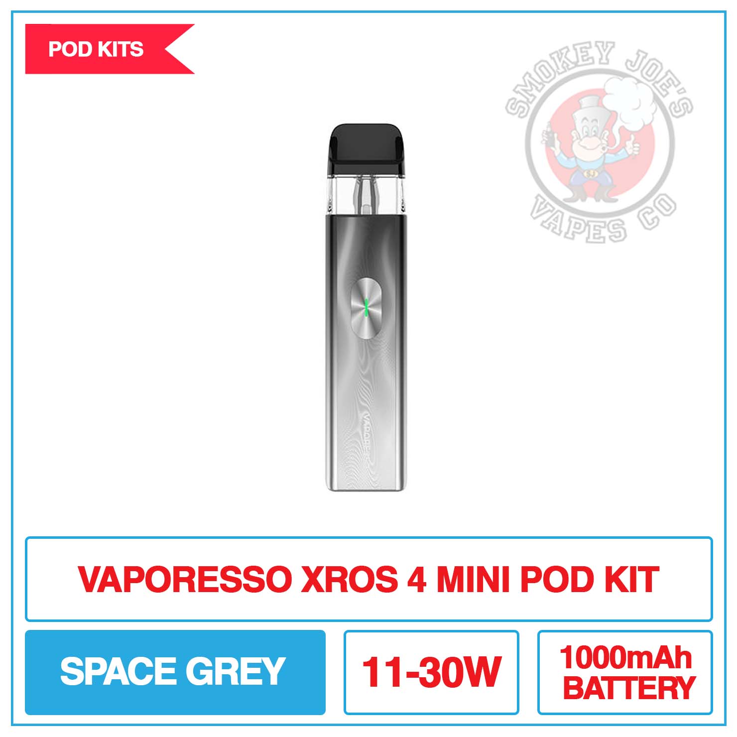 Vaporesso - Xros 4 Mini - Pod Kit | Smokey Joes Vapes Co Vaporesso - Xros 4 Mini - Pod Kit | Smokey Joes Vapes Co