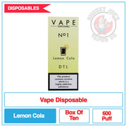 Vape Disposable - Lemon Cola - Carton | Smokey Joes Vapes Co