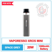 Vaporesso Xros Mini Space Gray | Smokey Joes Vapes Co