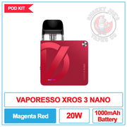 Vaporesso - Xros 3 Nano - Magenta Red | Smokey Joes Vapes Co
