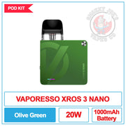 Vaporesso - Xros 3 Nano - Olive Green | Smokey Joes Vapes Co
