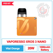 Vaporesso - Xros 3 Nano - Vital Orange | Smokey Joes Vapes Co