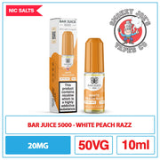 Bar Juice 5000 - Nic Salt - White Peach Razz | Smokey Joes Vapes Co