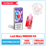 Lost Mary - BM6000 - Watermelon Ice - Pre Filled Vape Kit