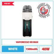 Vasporesso - Luxe XR Max - Pod Kit - White | Smpkey Joes Vapes Co