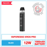 Vaporesso - Xros Pro - Pod Kit - Black | Smokey Joes Vapes Co