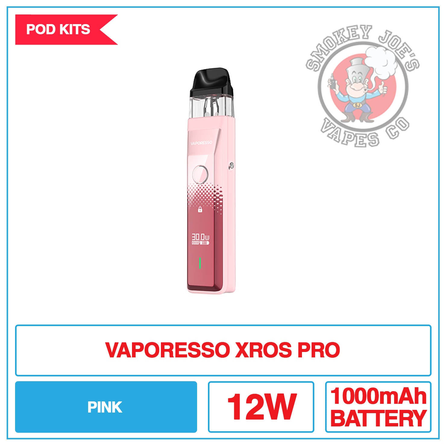 Vaporesso - Xros Pro - Pod Kit | Smokey Joes Vapes Co Vaporesso - Xros Pro - Pod Kit | Smokey Joes Vapes Co