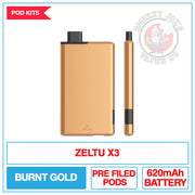 Zeltu X3 - Burnt Gold | Smokey Joes Vapes Co