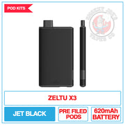 Zeltu X3 - Jet Black | Smokey Joes Vapes Co