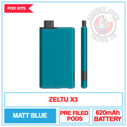 Zeltu X3 - Matt Blue | Smokey Joes Vapes Co