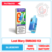 Lost Mary - BM6000 - Blueberry - Pre Filled Vape Kit