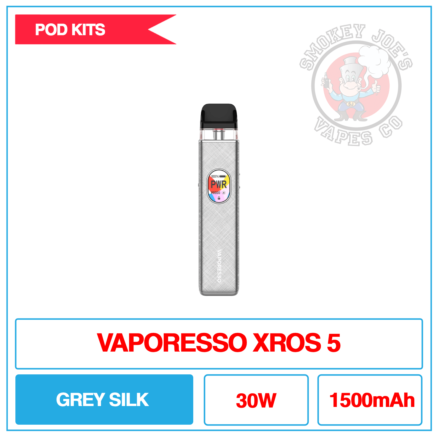 Vaporesso - Xros 5 - Pod Kit | Smokey Joes Vapes Co Vaporesso - Xros 5 - Pod Kit | Smokey Joes Vapes Co