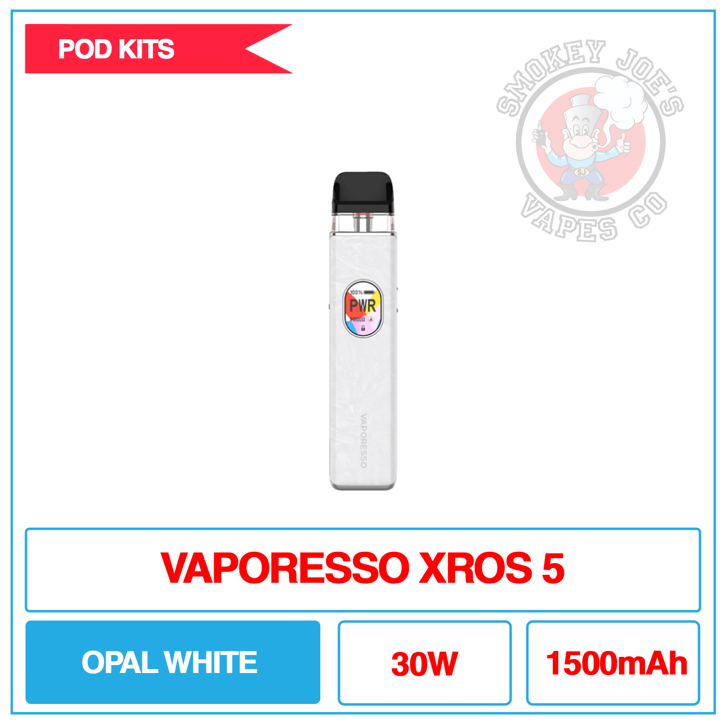 Vaporesso - Xros 5 - Pod Kit | Smokey Joes Vapes Co Vaporesso - Xros 5 - Pod Kit | Smokey Joes Vapes Co