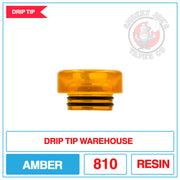 Drip Tip Warehouse - 810 Drip Tip - Amber |  Smokey Joes Vapes Co.