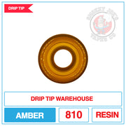 Drip Tip Warehouse - 810 Drip Tip - Amber |  Smokey Joes Vapes Co.