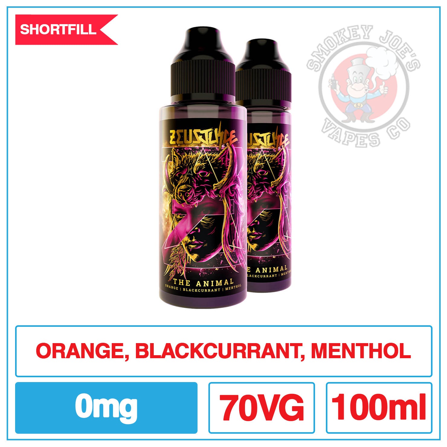 Zeus Juice - The Animal - 100ml | Smokey Joes Vapes Co Zeus Juice - The Animal - 100ml | Smokey Joes Vapes Co
