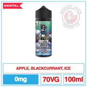 Old Pirate Frosty - Apple and Blackcurrant - 100ml |  Smokey Joes Vapes Co.