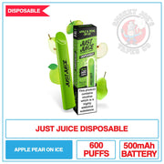 Just Juice - Disposable - Apple And Pear On Ice - 20mg |  Smokey Joes Vapes Co.