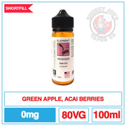 Element - Apple Acai - 100ml |  Smokey Joes Vapes Co.
