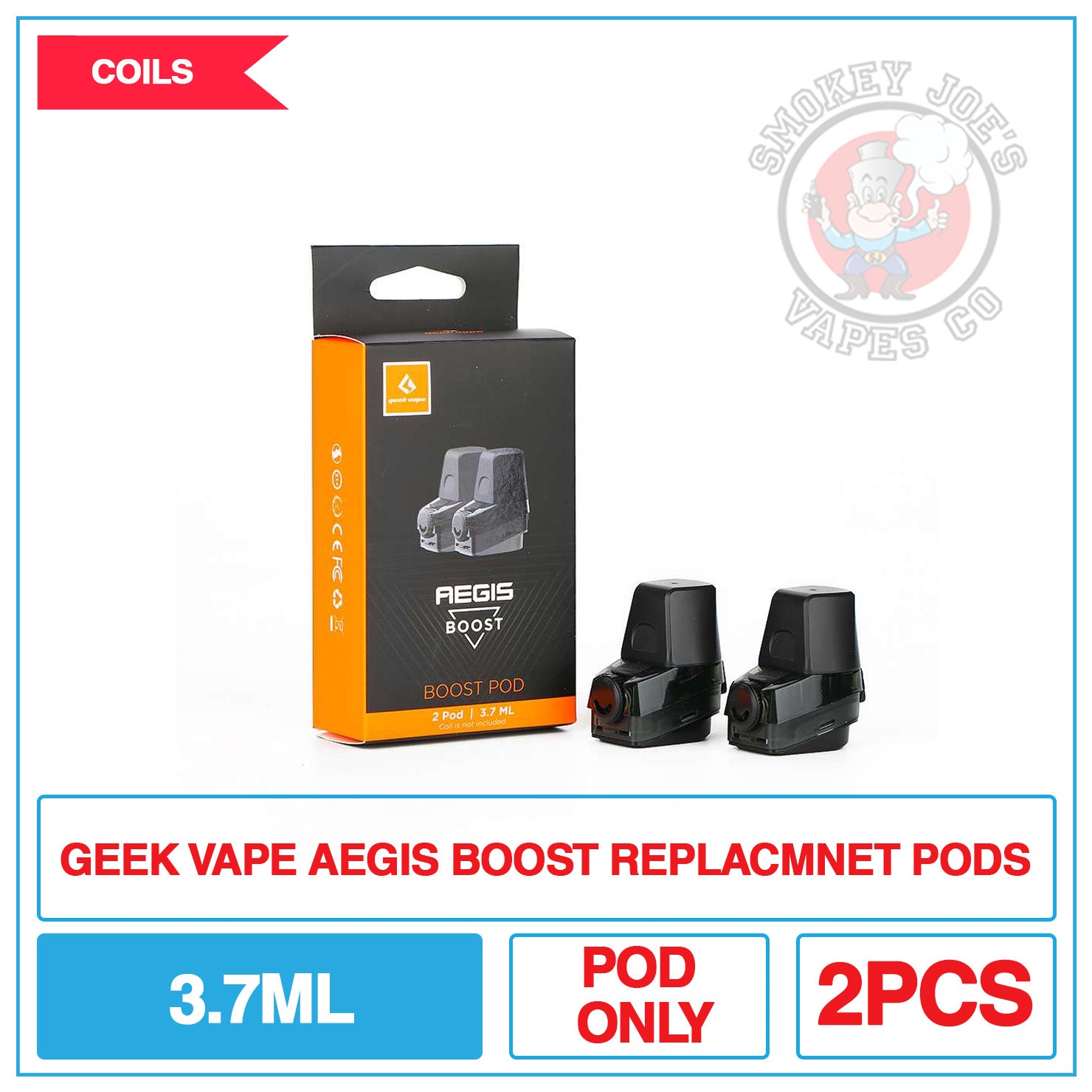 Aegis Boost Replacement Pods | Smokey Joes Vapes Co