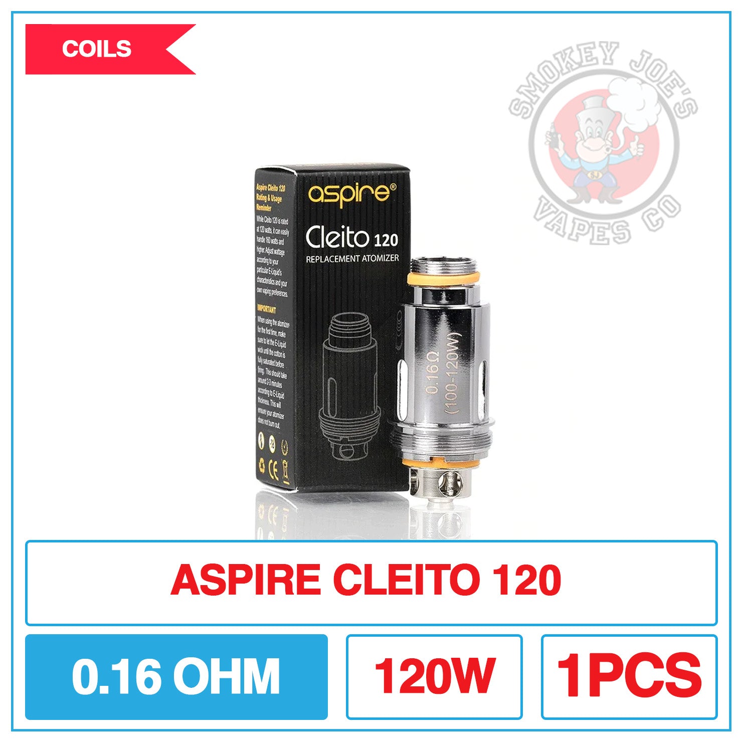 Aspire - Cleito 120 - Replacement Coils | Smokey Joes Vapes Co
