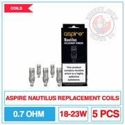 Aspire Nautilus Replacement Coils 0.7 Ohm | Smokey Joes Vapes Co