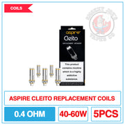 Aspire Cleito 0.4OHM Replacement Coils 5PCS | Smokey Joes Vapes Co