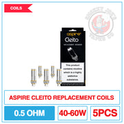 Aspire Cleito 0.5OGM Replacement Coils 5PCS | Smokey Joes Vapes Co 